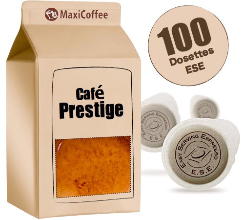 Dosette Café Prestige 100% Arabica x 100 dosettes ESE