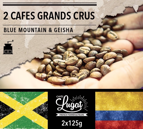 125g café moulu Blue Mountain Jamaïque - Cafés Lugat