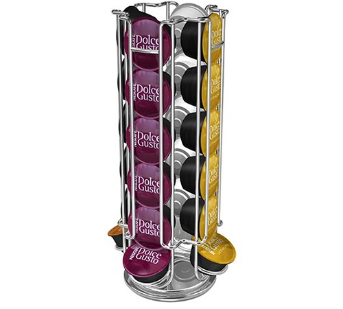 spiraal sessie Geruststellen Tavola Swiss rotating capsules holder for 24 Dolce Gusto pods