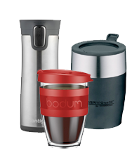insulated mugs and tumblers