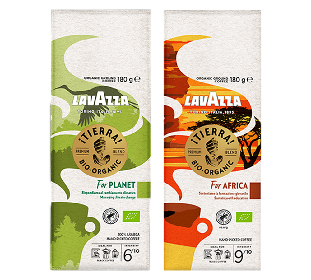 Gemahlener Kaffee Lavazza &iexcl;Tierra! For Planet 180 g 