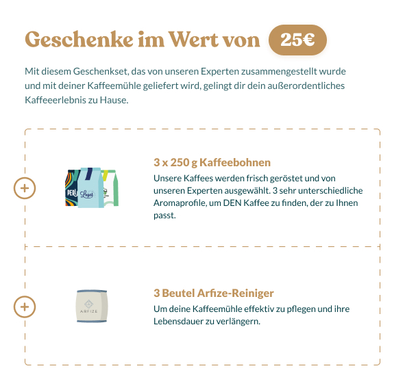 MaxiGeschenke 2 x 250 g Kaffee