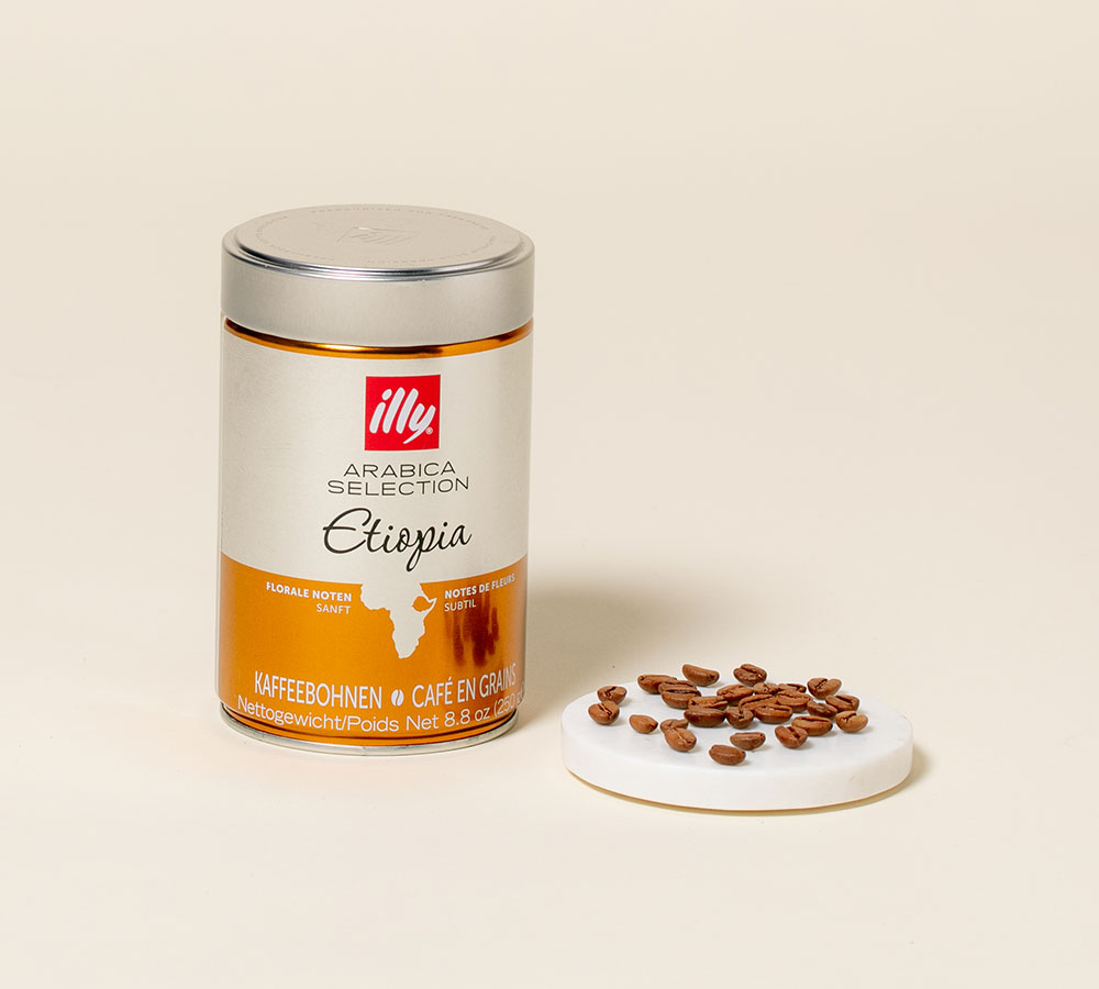 cafe en grain illy arabica selection ethiopie 250g