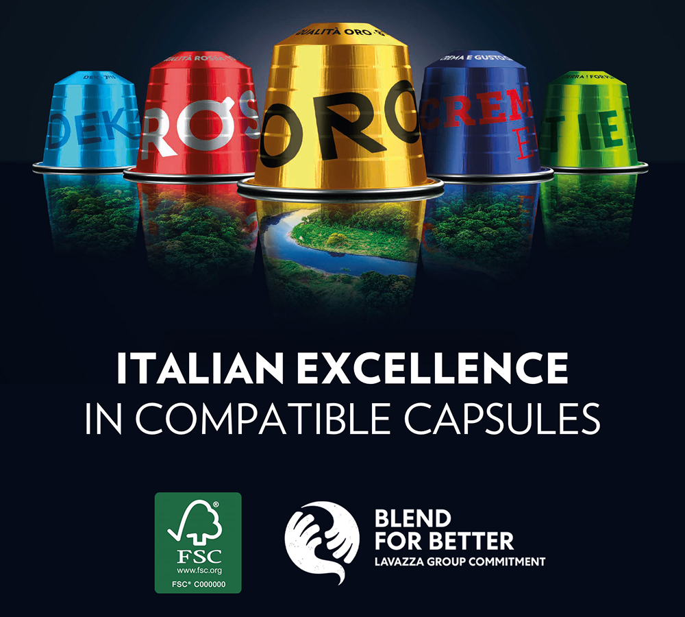 Nespresso Kapseln tierra for africa 100 lavazza