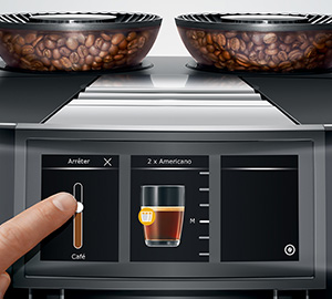 bac double cafe en grain Jura J8 Piano Black