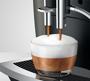 Kaffeevollautomat Jura E6 Dark Inox Getränke