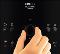 Utilisation intuitive Krups Arabica Deluxe