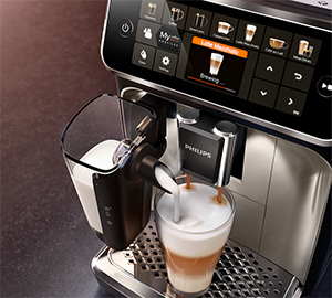 Expresso boryeur Philips Lattego 5400 design chrom&eacute;e 