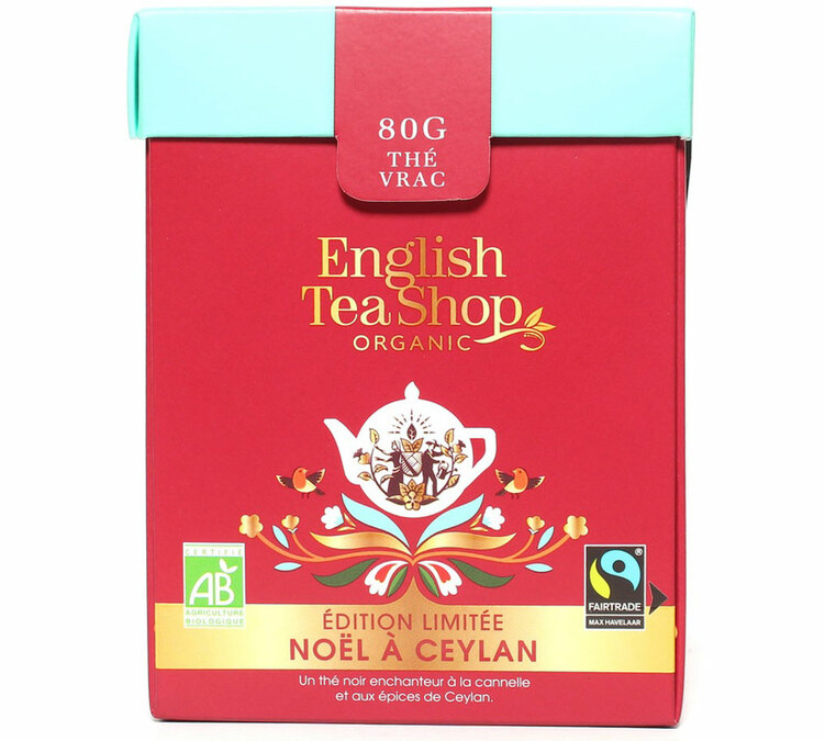 Thé de Noël à Ceylan bio - Thé Noir - 80g vrac - English Tea Shop