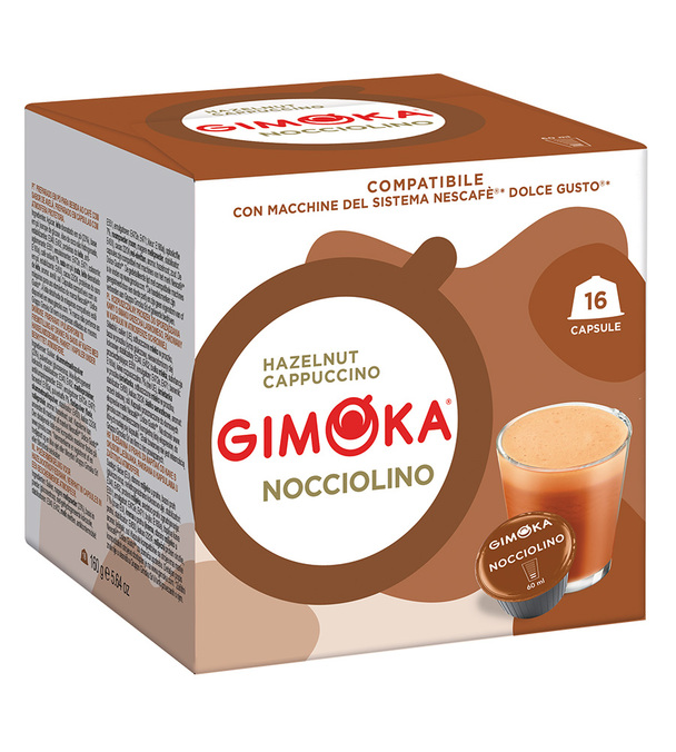 capsule dolce gusto compatibili gimoka nocciolino x16