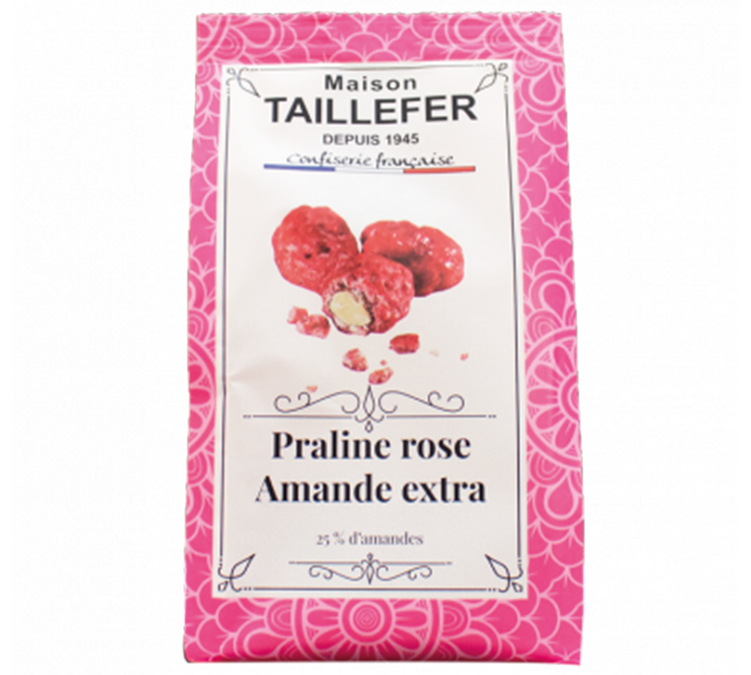 Praline rose fourrées amandes - vrac 60g - MAISON TAILLEFER