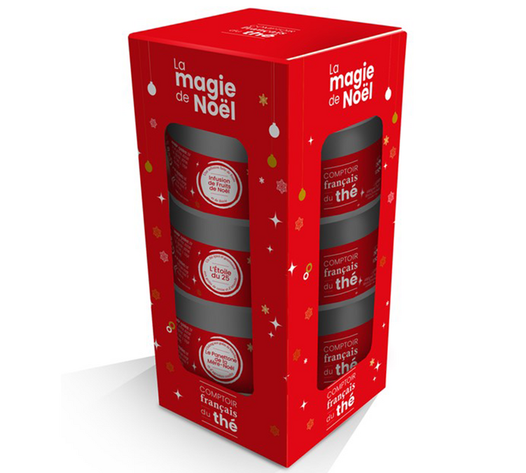 coffret noel the magie de noel comptoir francais du the