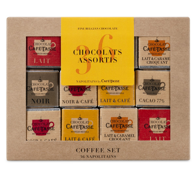 coffret chocolat cafe tasse