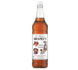 Sirop Monin Caramel Salé - Bouteille plastique - 1L