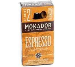 Cremoso Mokador capsules x10 for Nespresso