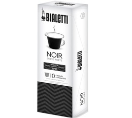 Forte (Black) Bialetti capsules x10 for Nespresso