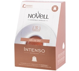 x10 Intenso capsules by Novell for Nespresso