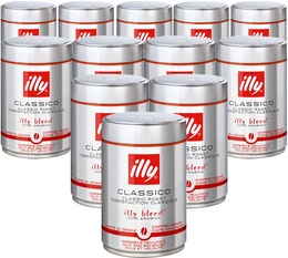 Illy Classico Espresso Coffee Beans - 12 x 250g tin