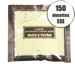 Lucaff� hazelnut-flavoured coffee x 150 ESE pods