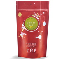 'No�l en Vert' flavoured green tea - Bag of 15 sachets - Comptoir Fran�ais du Th�