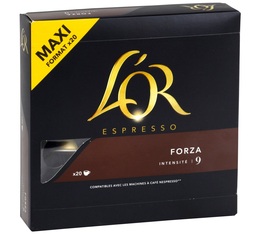 20 Forza capsules by l'Or Espresso