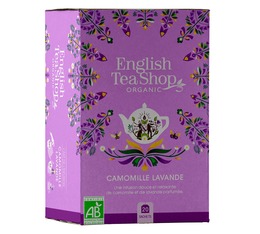 English Tea Shop organic Chamomile & Lavender infusion - 20 sachets