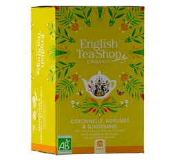 Organic Lemongrass Ginger and Citrus Infusion - 20 sachets - English Tea Shop