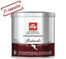 21 x Illy Iperespresso Guatemala coffee capsules
