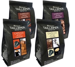 Selection pack - Flavoured coffees - Maison Taillefer - 40 Nespresso� capsules