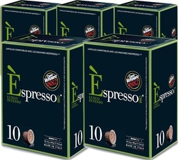 50 Espresso Lungo Intenso capsules by Caff� Vergnano compatible with Nespresso�