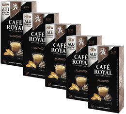 Pack 50 capsules Amande - compatibles  Nespresso® - CAFE ROYAL