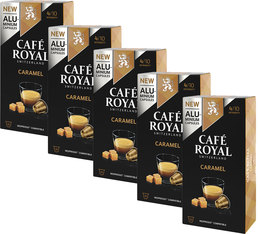 Pack 50 capsules café Caramel 5x10 -  compatibles Nespresso® - Café Royal