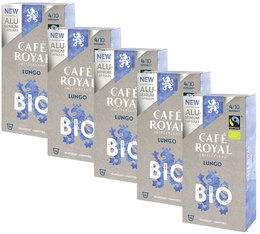 Pack 50 capsules Lungo Bio - compatibles  Nespresso®  - CAFE ROYAL