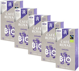 Caf� Royal Organic 'Bio Owenba' aluminium capsules for Nespresso x 50