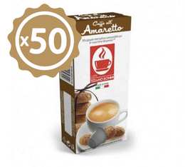 x50 Amaretto flavoured capsules compatible with Nespresso�