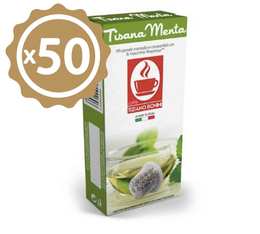 x50 Mint flavoured capsules compatible with Nespresso�