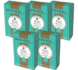 Destination Biospresso Brazil organic coffee capsules for Nespresso x 50