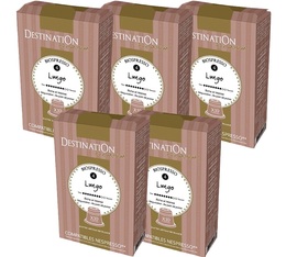 Destination Biospresso Lungo organic coffee capsules for Nespresso x 50