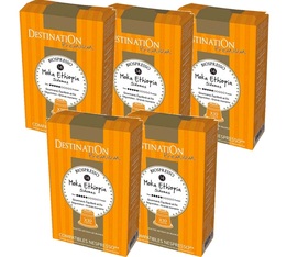 Destination Biospresso Moka Sidamas organic coffee capsules for Nespresso x 50
