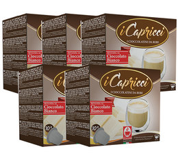 50 Capricci White Chocolate capsules compatible with Nespresso� - white chocolate drink