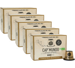 Cap'Mundo 'Terroir Clave Del Sol' organic coffee capsules for Nespresso x 50
