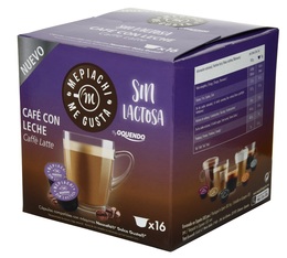 Oquendo Mepiachi Lactose-free Caffe Latte pods for Dolce Gusto x 16