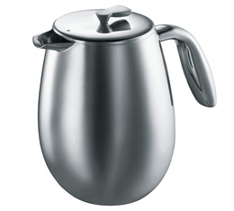 Bodum Columbia double-wall brushed stainless steel French Press - 1.5L