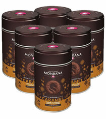 Monbana Hot Chocolate Powder Caramel Flavoured - 6x250g