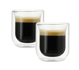 2 double wall glasses 75ml - Judge