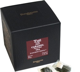 Caramel-flavoured black tea - 25 Cristal� sachets - Dammann Fr�res