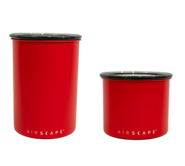 lot boite conservation airscape 250gr et 500 gr rouge cerise mat