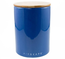 Airscape blue ceramic Food storage container with vacuum seal - 500g