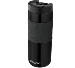 Aladdin Travel Mug Easy Grip Stainless Steel Black – 47cl