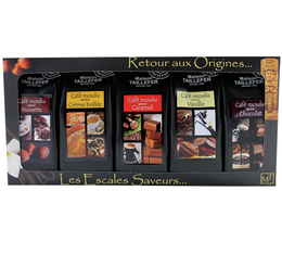 Discovery box - Flavoured ground coffees - Maison Taillefer - 5x50g